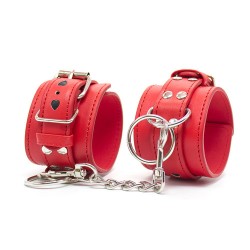 Heart Decorated Bondage Cuffs