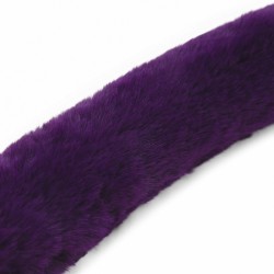 Silicone Anal Plug With Purple Tail