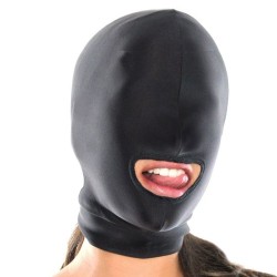 fetish fantasy spandex open mouth hood