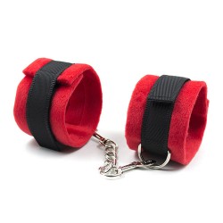 Black And Red Bondage Kit - 9 Pcs