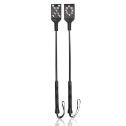 Spiked Riding Crop Paddle Slapper