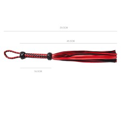 Black And Red Fancy Flogger