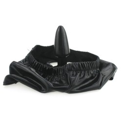 Faux Leather Latex Masturbation Anal Plug Panties