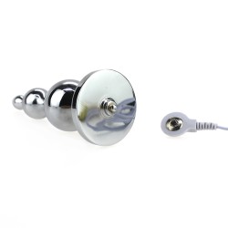 Electric Shock Metal Anal Plug