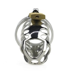 Metal Male CB Restraint device Penis Chastity Cage