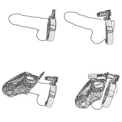 Male Chastity Device Men Bird Lock CB6000S