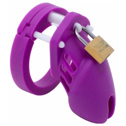 Silicone CB6000s Chastity Devices In Brown/Purple/Yellow