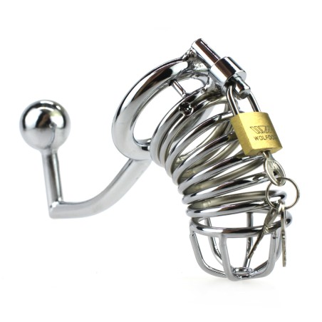 The Jail House Chastity Device With Anal Intruder