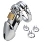 Steel Male Padlock CB6000 Chastity Cage Device - Big