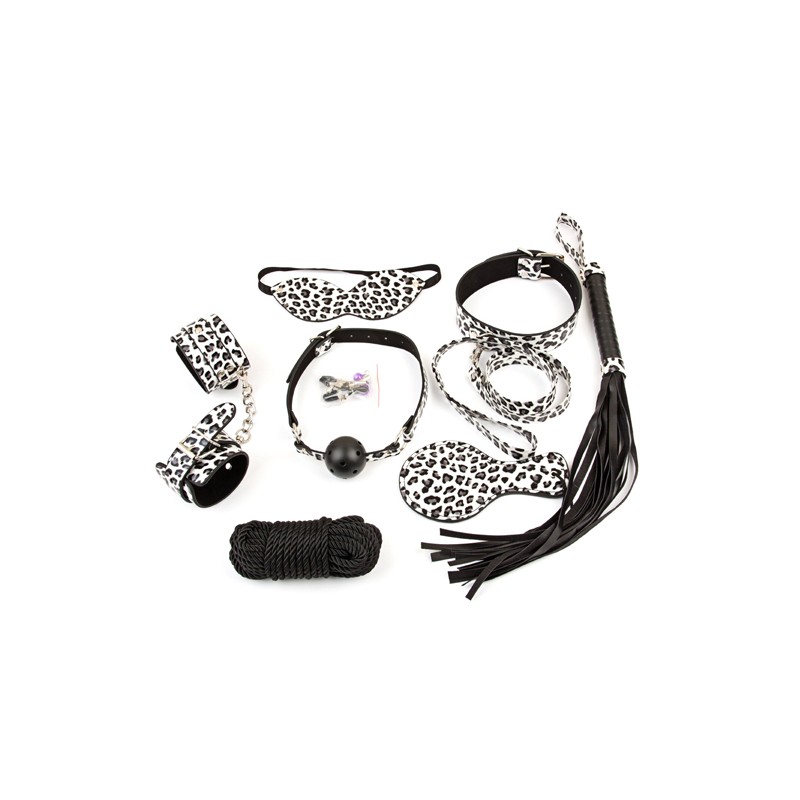 Leopard Bondage Kit - 8 Pcs