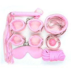 Senior Plush SM Bondage Kit - 7 Pcs