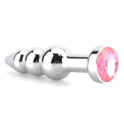 Bright Silver Ultimate Aluminum Anal Intruder