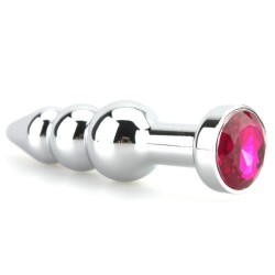 Bright Silver Ultimate Aluminum Anal Intruder