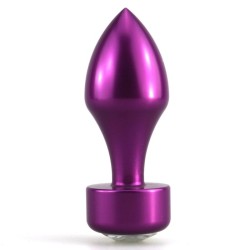 Aluminium Butt Plug With Diamond - Colorful