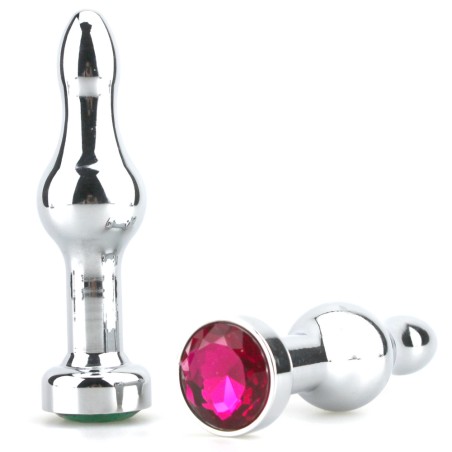 Silver Color Advanced Aluminum Butt Plug