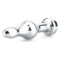 Silver Color Advanced Aluminum Butt Plug