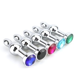 Silver Color Advanced Aluminum Butt Plug