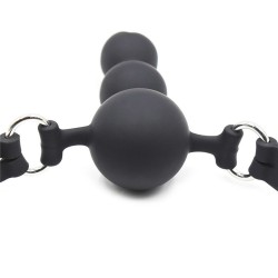 Silicone Strap Beads Ball Gag