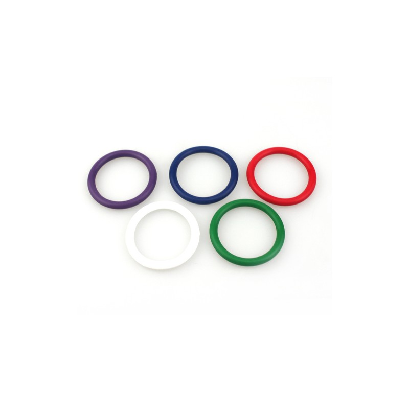 Rainbow Silicone Pleasure Rings (5 Pack)