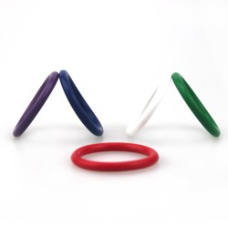 Rainbow Silicone Pleasure Rings (5 Pack)