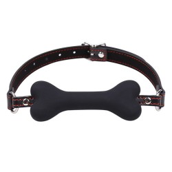 Dog Bone Soft Rubber Open Mouth Gag