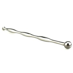 Duo Head Steel Urethral Stretching Penis Plug