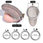 Metal Chastity Cage Mesh Male Locks Devices