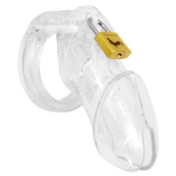 CB 6000 Male Chastity Device Clear