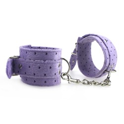 Purple Plush Bondage Kit - 7 Pcs