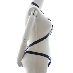 Power  Body Harness With Chastity Belt