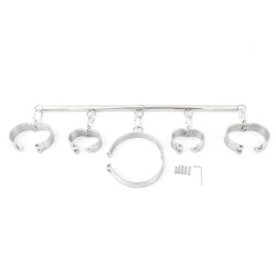 Plug Key Steel Cuffs and Collar Spreaders