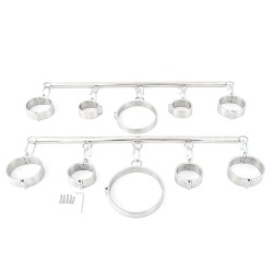 Plug Key Steel Cuffs and Collar Spreaders