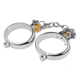 Unisex Luxury Dungeon Irons Cuffs With Chain