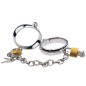 Unisex Luxury Dungeon Irons Cuffs With Chain