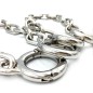 Stainless Steel Toe Cuffs With Chain