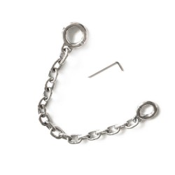 Stainless Steel Toe Cuffs With Chain