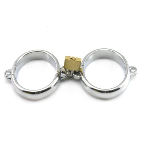 Chrome Wrist / Ankle Cuffs with Lock