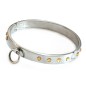 Thick Iron Locking Collar With Diamond