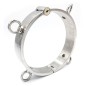 Thick Iron Locking Collar With 4 Ring For Male And Female