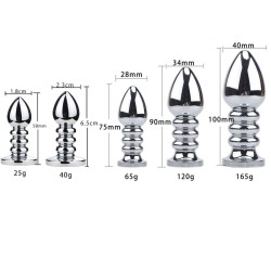 Screw Stainless Steel Attractive Butt Plug