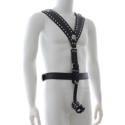 Men's Body Harness with Cock ring