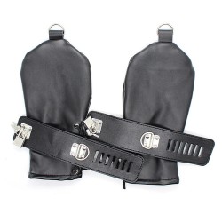 Leather Bondage Mittens