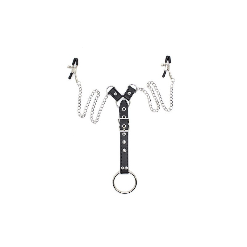 Nipple Clamps &amp; Cock Ring Set