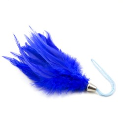 Pom Pom Feather Tickler With Metal Handle