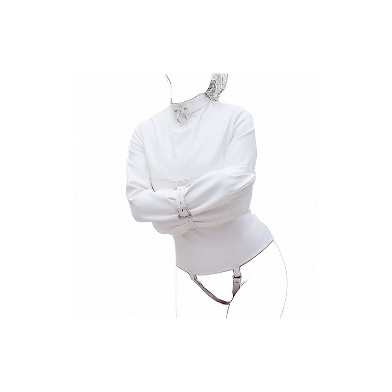 Strict Leather Premium Straight Jacket - White