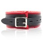 Thick Black And Red Bondage Collar