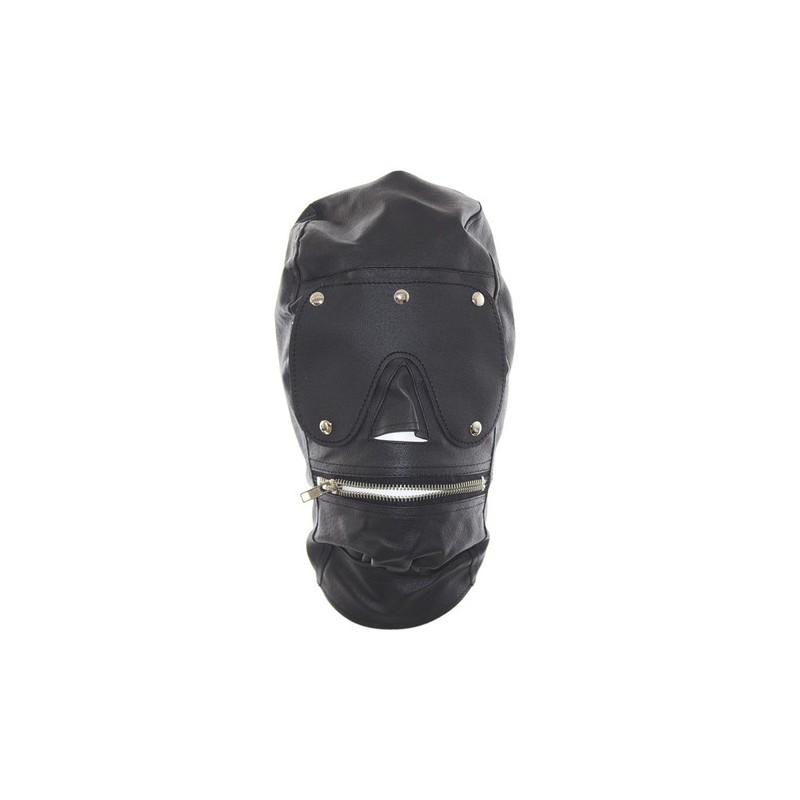 Full Mask Detachable Bondage Hood