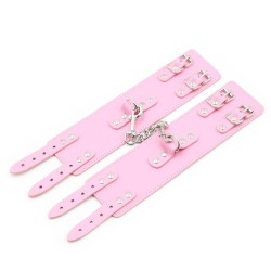 Pin Buckle Double Belt  Wrist &amp; Ankle Restraints Cuffs