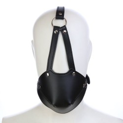 Leather Harness With Rubber Gag