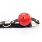 Pin Buckle Breathable O Ring Heart Strap Ball Gag